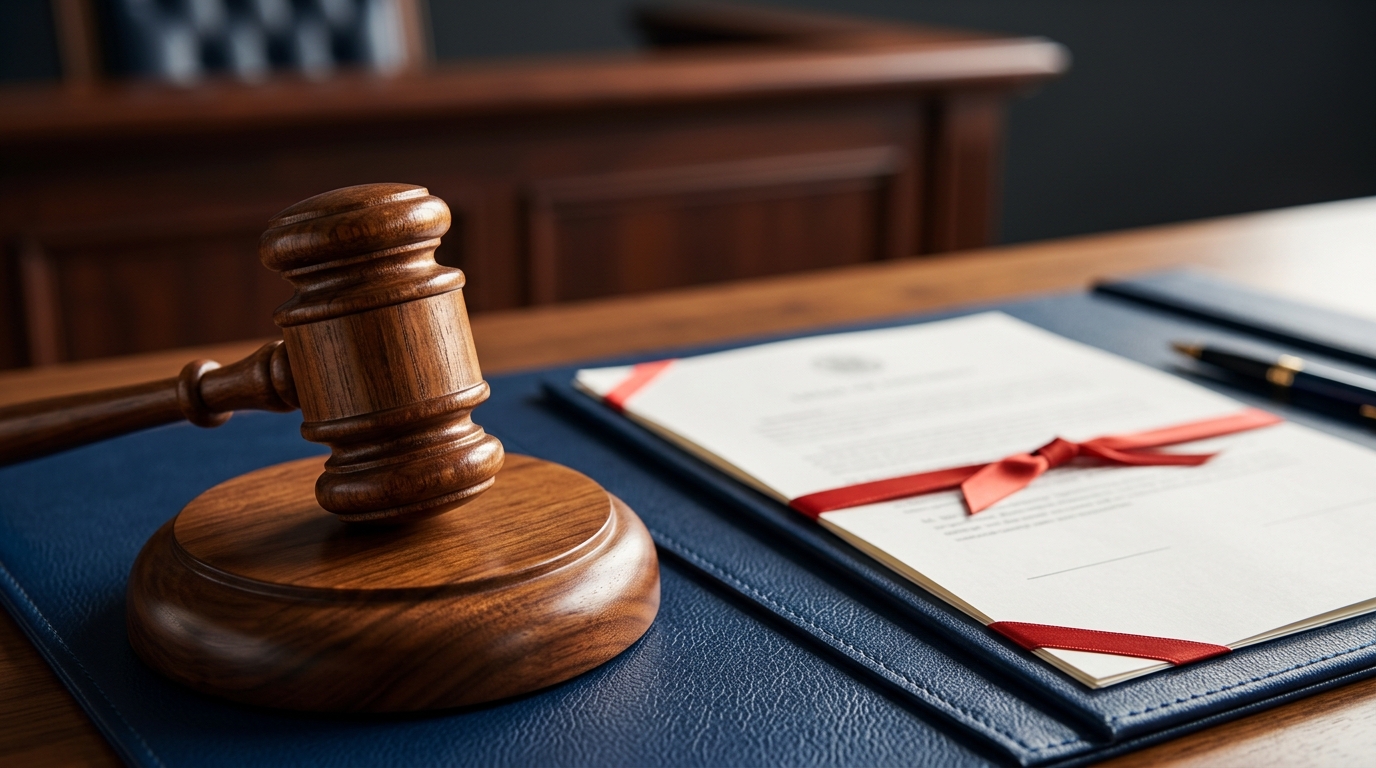 A close-up of a legal document titled CACI No 463 next to a judge's gavel, symbolizing the strict liability standard in California courts.